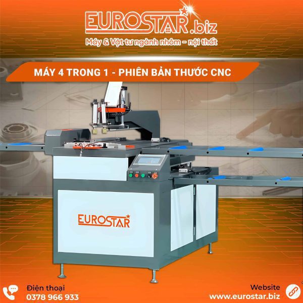 Máy cắt nhôm tấm CNC 4 trong 1 E950X3 Pro