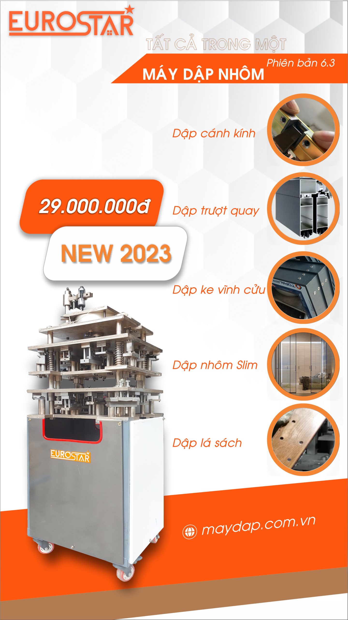 máy dập ke phiên bản 6.3