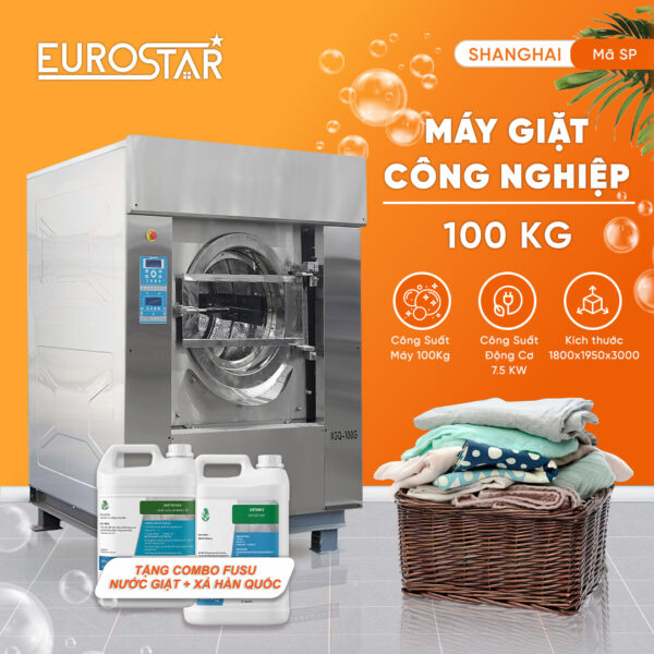 Máy giặt công nghiệp 100KG