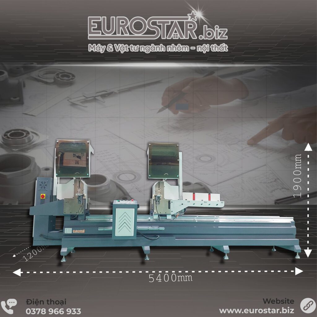 Máy Cắt 2 Đầu 08 Lưỡi 450