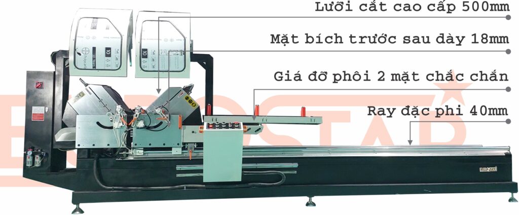 MÁY CẮT 09 LƯỠI 500 HUAXIN may cat huaxin