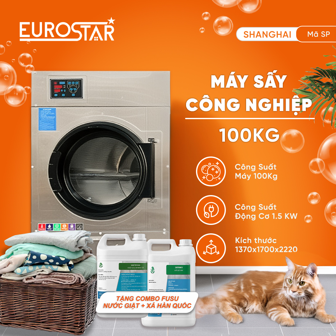 Máy sấy công nghiệp 100KG