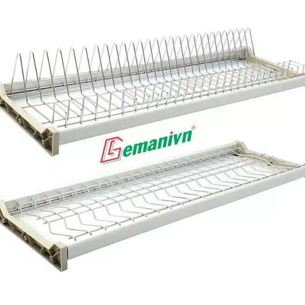 Giá bát đĩa 2 tầng cố định