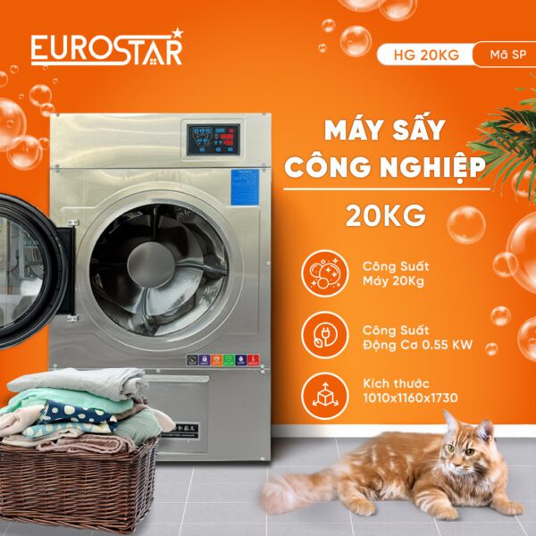 MÁY SẤY CÔNG NGHIỆP 20KG