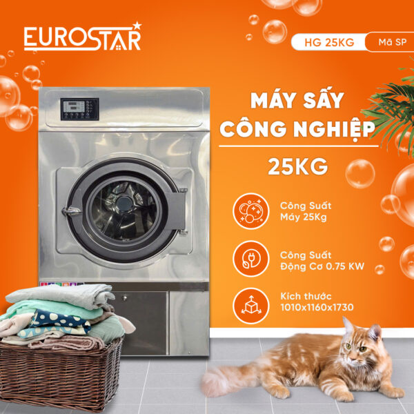 MÁY SẤY CÔNG NGHIỆP 25KG