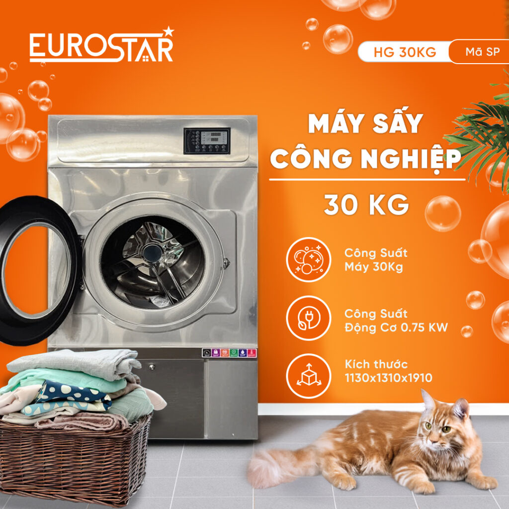 MÁY SẤY CÔNG NGHIỆP 30KG