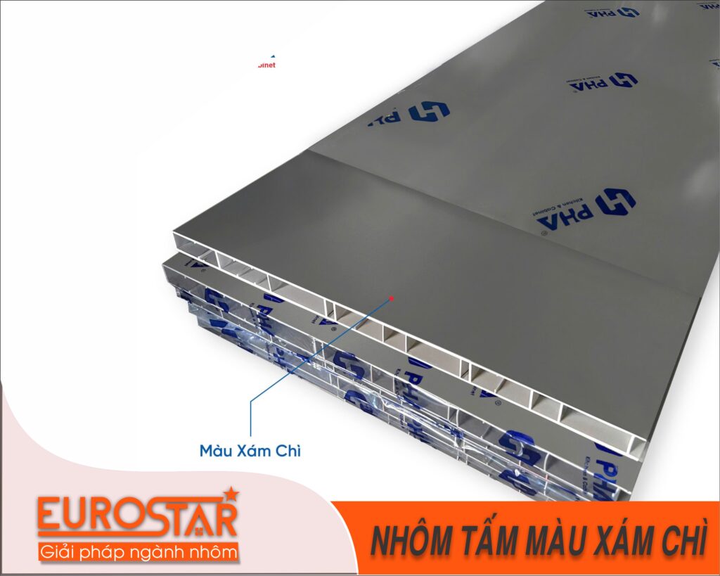 nhôm TẤM MÀU XÁM CHÌ