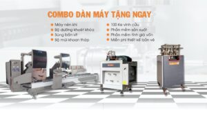 MÁY SẢN XUẤT CỬA NHÔM UY TÍN