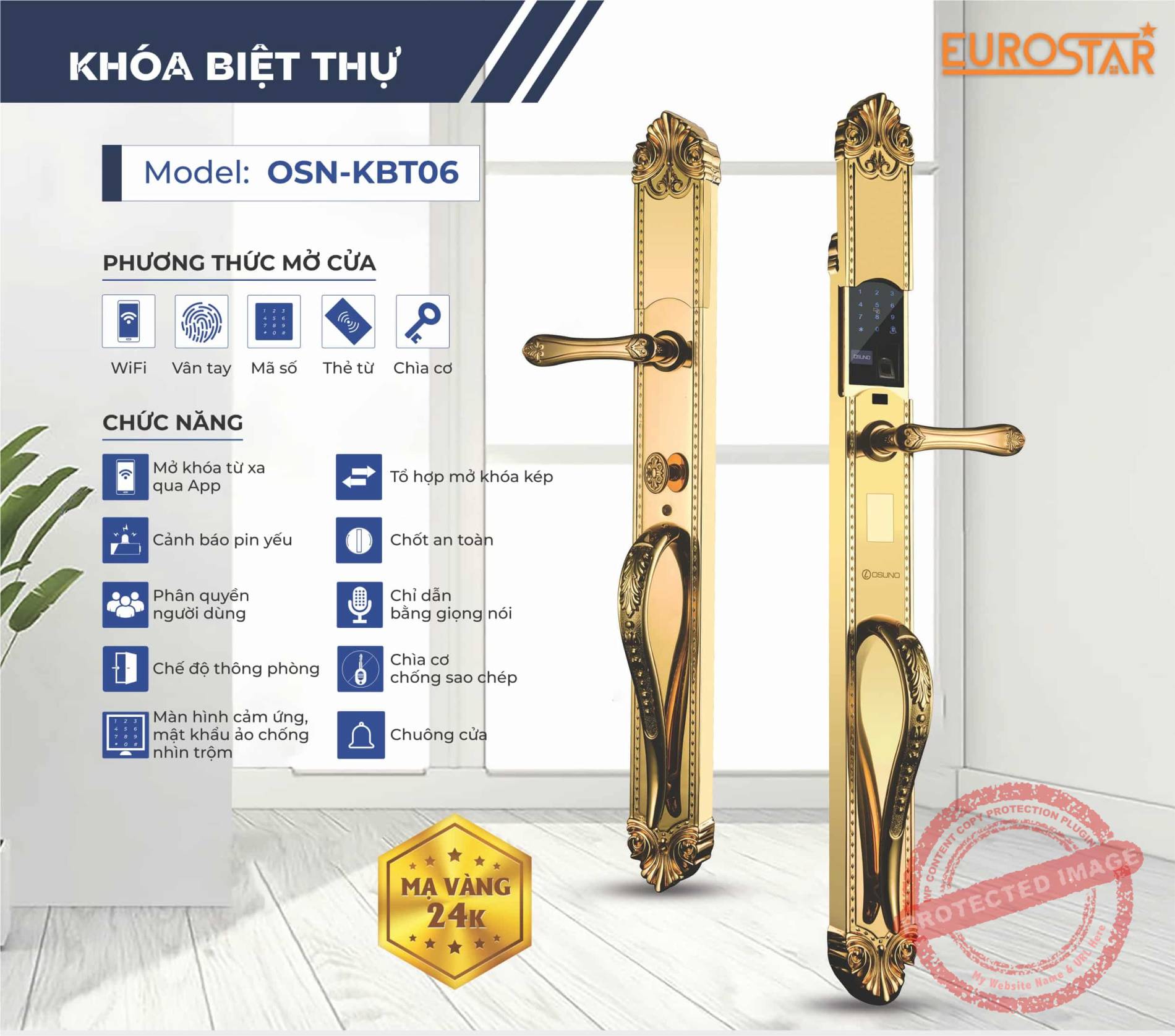 Khóa biệt thự KBT06