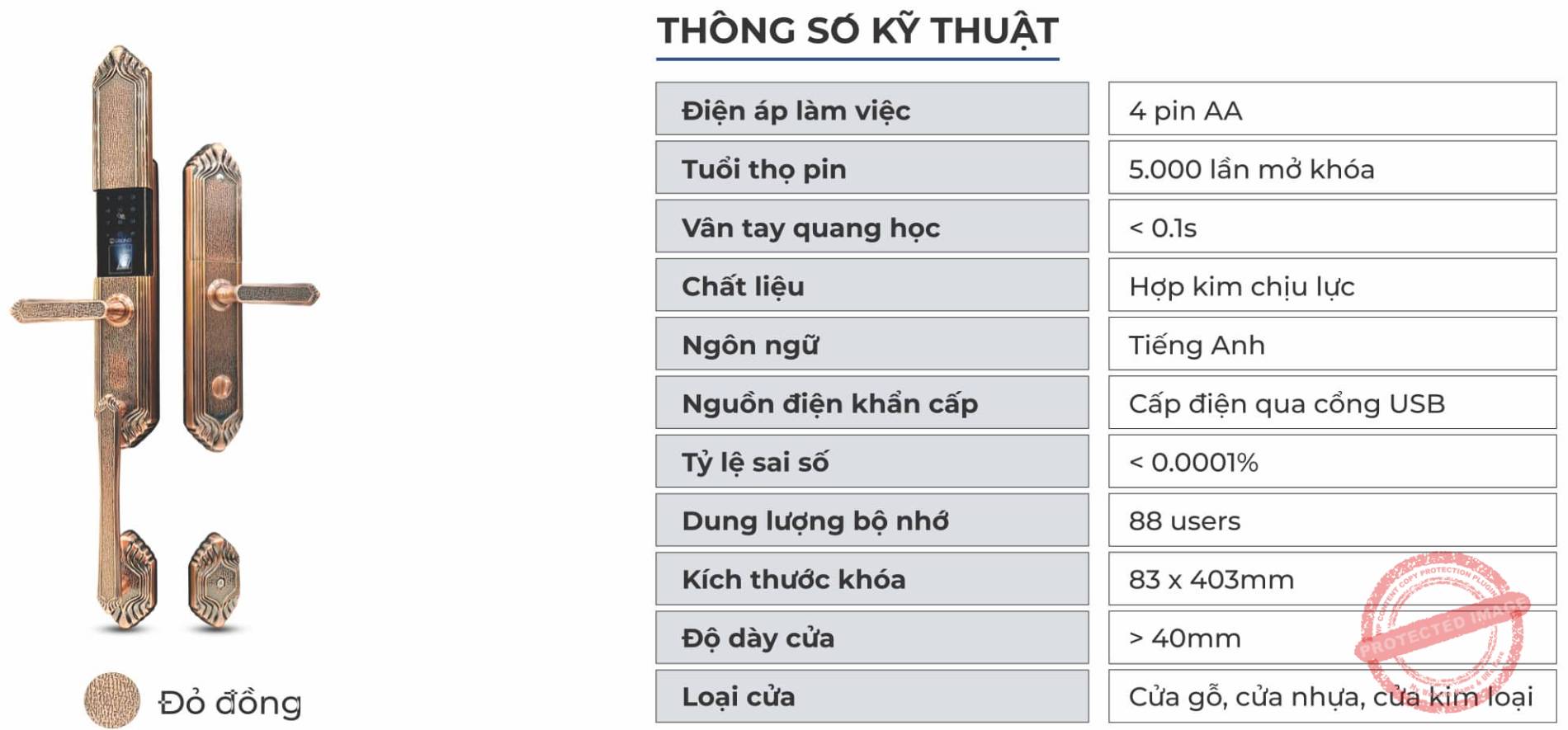 khóa biệt thự
