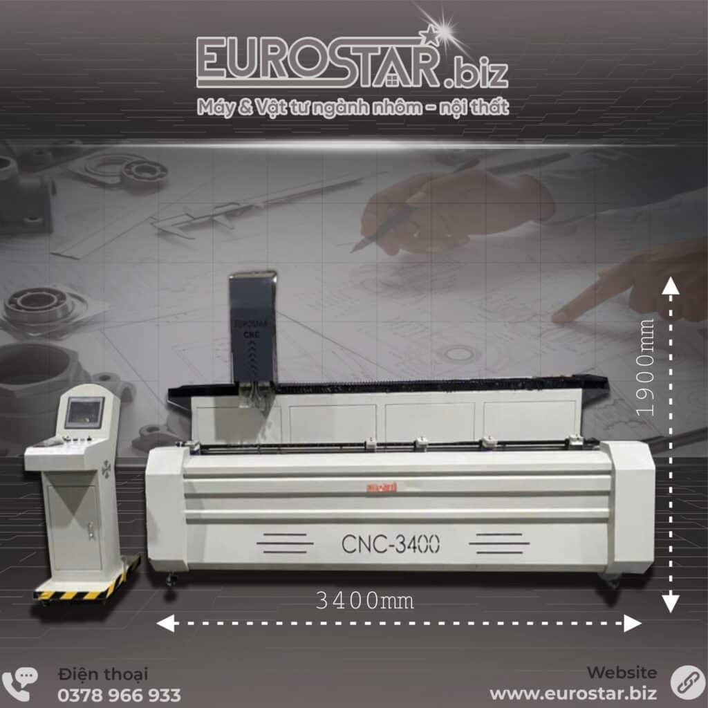Máy Khoét Khóa CNC K3400