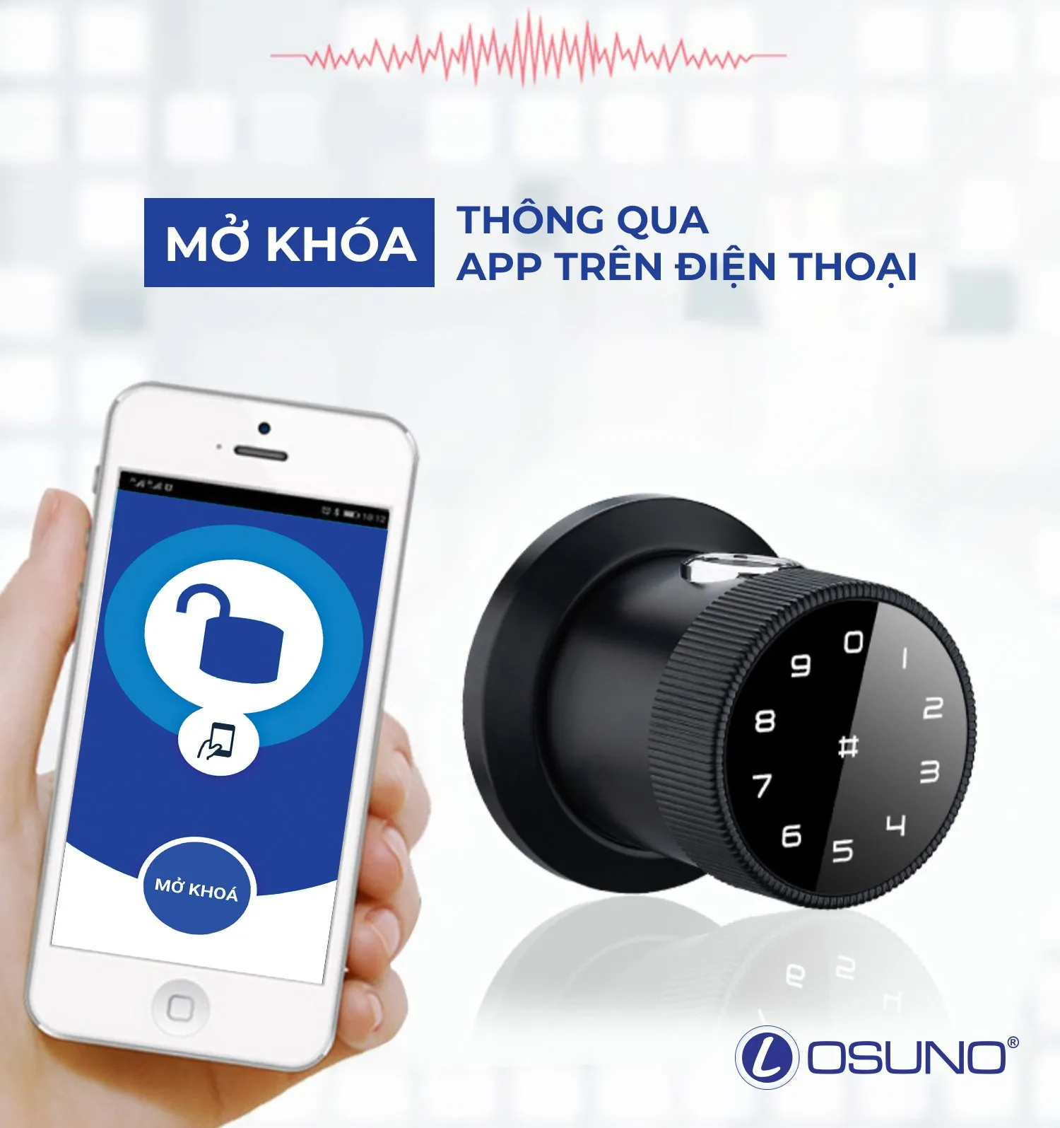 Mở khóa từ xa qua app