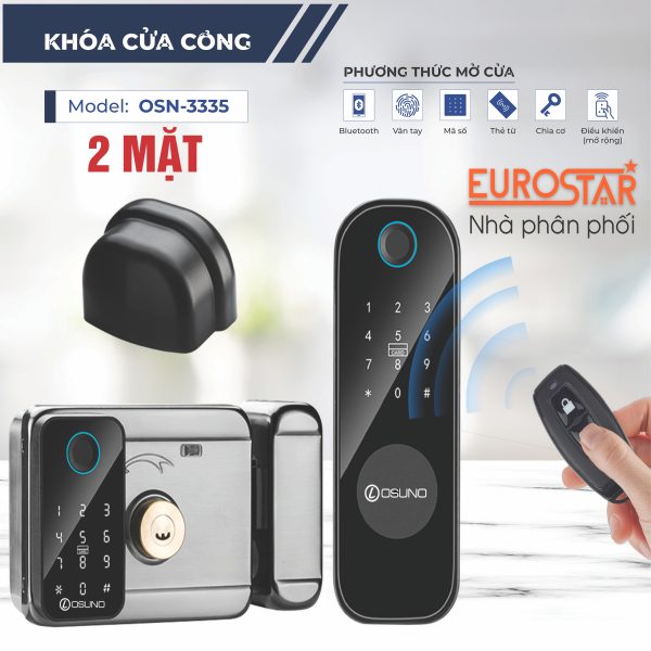 Khóa Cửa Cổng OSN-3335 (02 mặt)