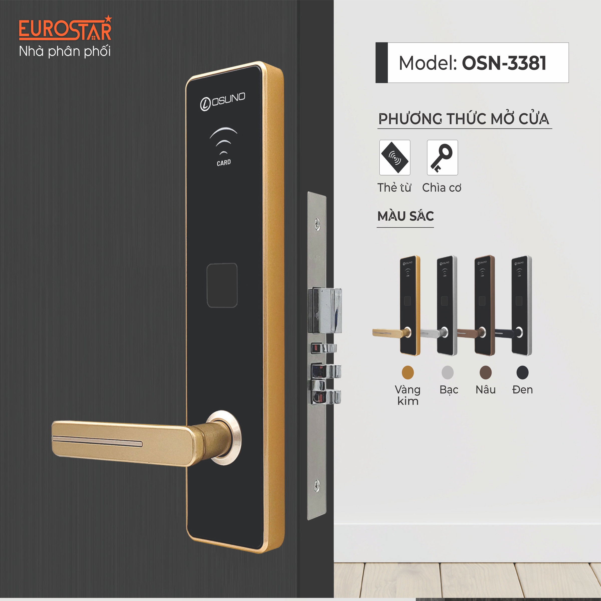 Khóa Khách Sạn OSN-3381