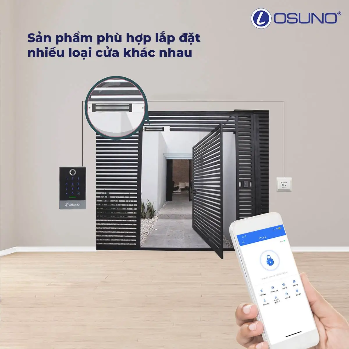 Khóa kiểm soát chung cư