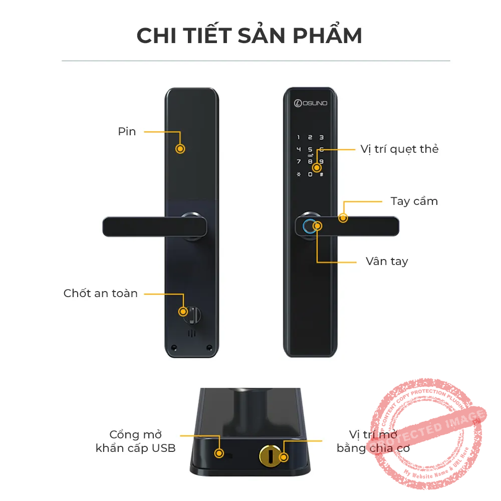 Khóa cửa mật mã OSN-3302