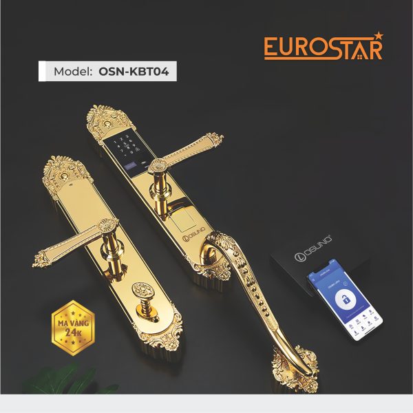 Khóa biệt thự mạ vàng KBT04
