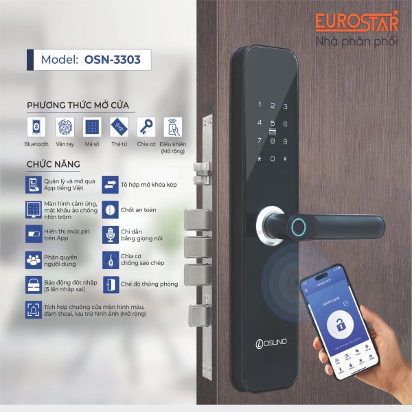 Khóa cửa thông minh OSN-3303