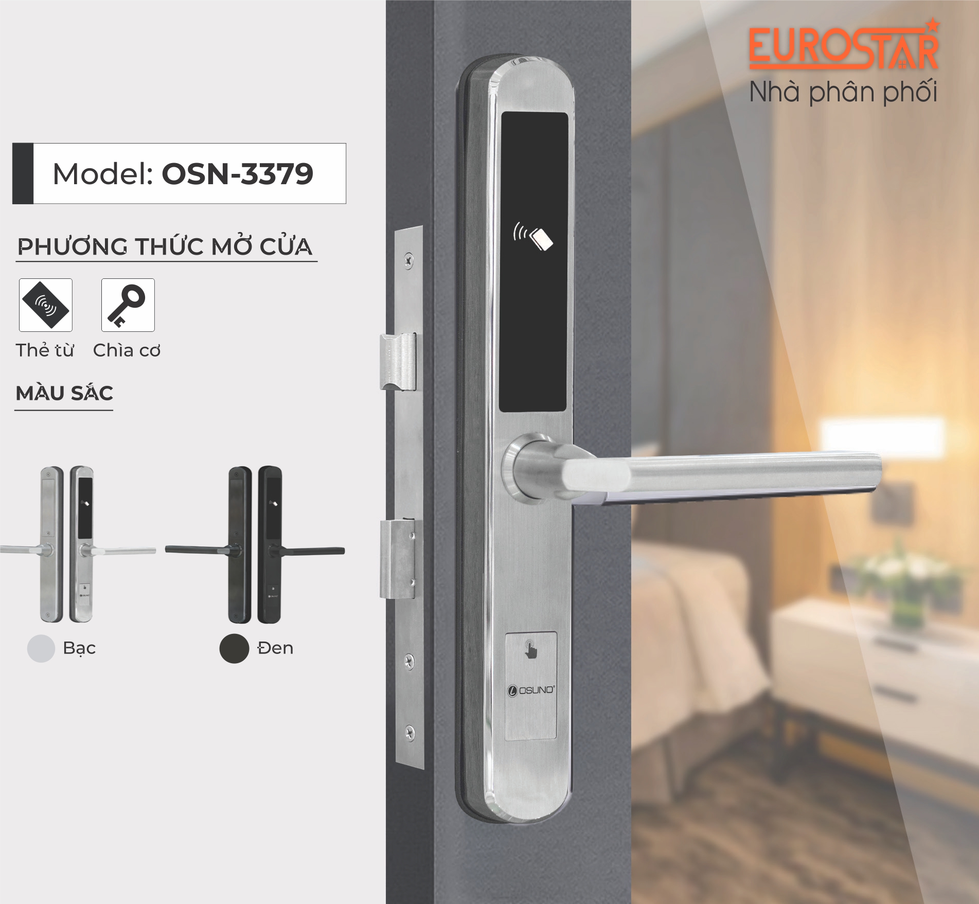 Khóa khách sạn OSN-3379