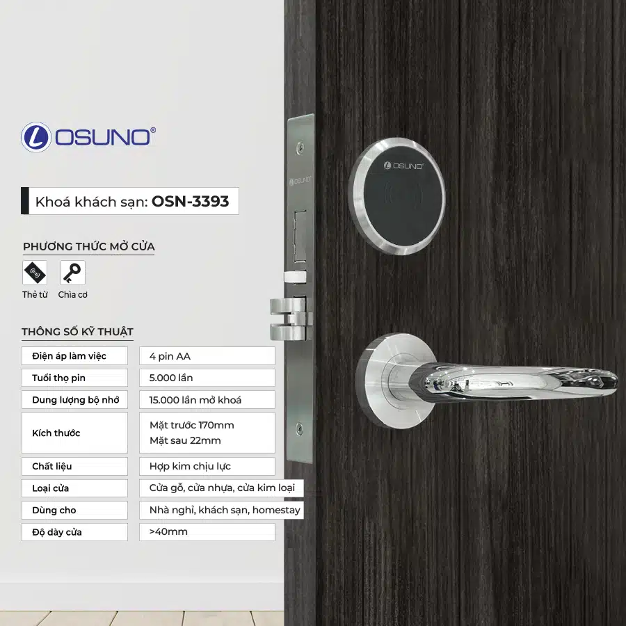 Khóa khách sạn OSN-3393