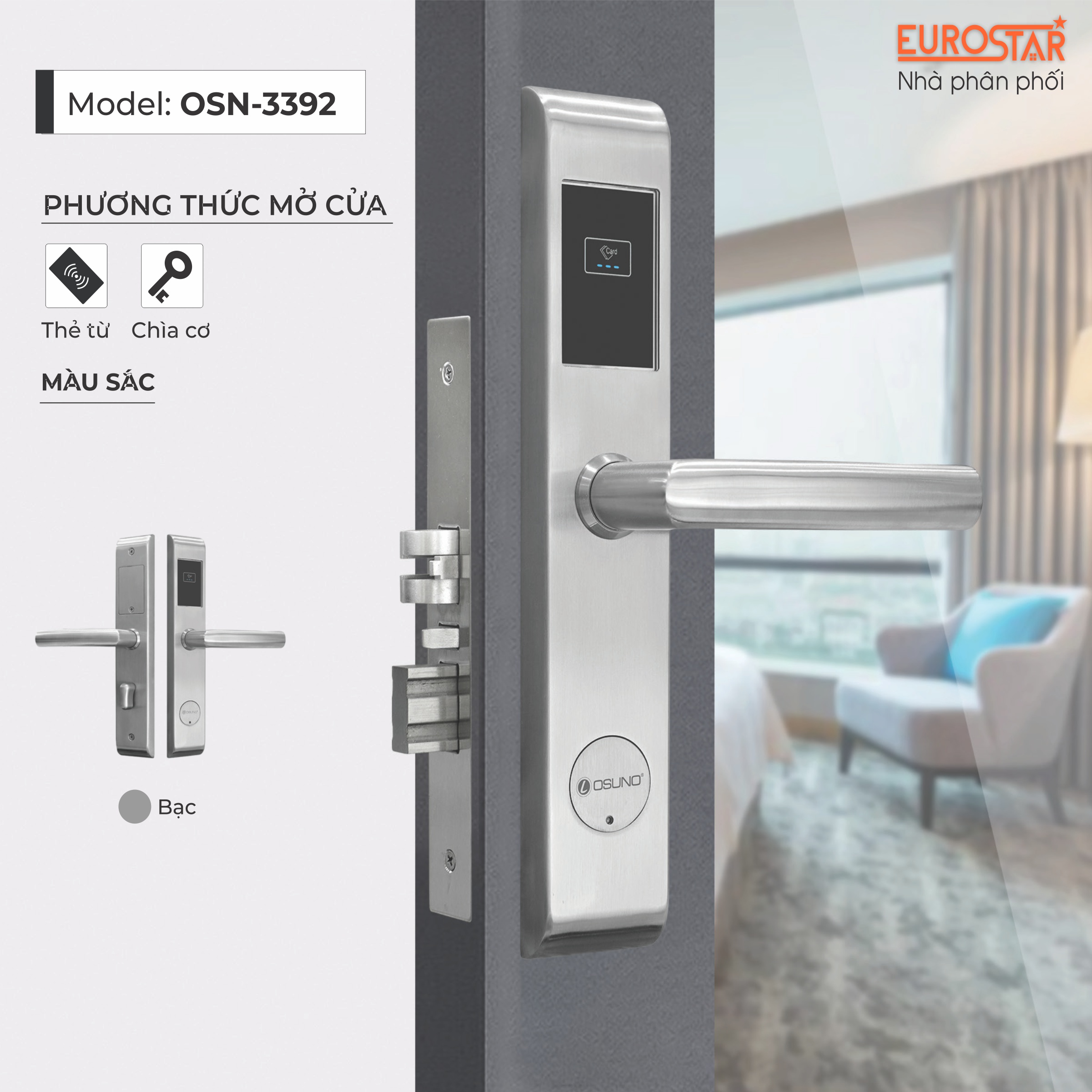 Khóa khách sạn osn-3392
