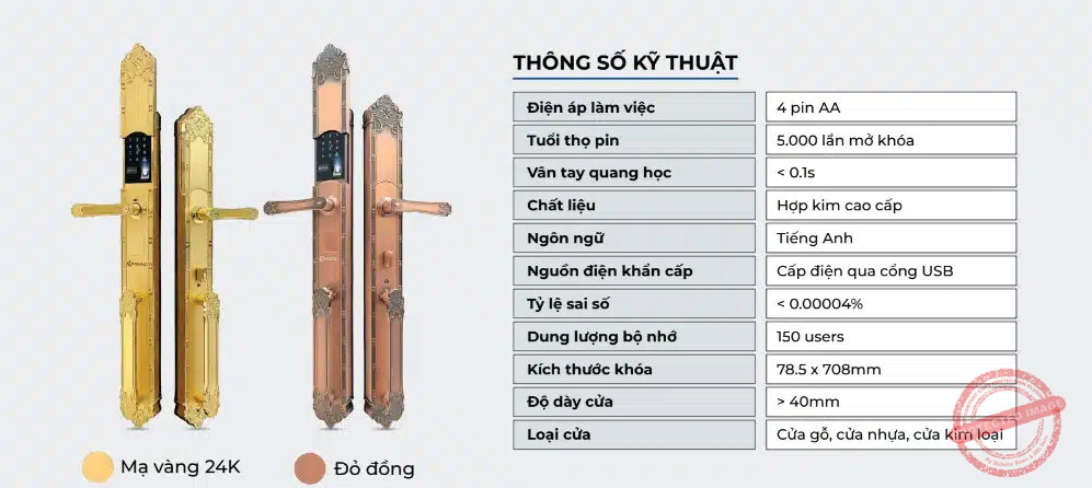 Thông số kỹ thuật KBT02