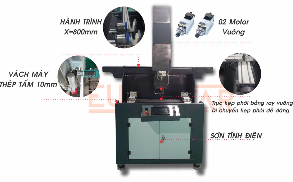 Máy phay khóa CNC V1000