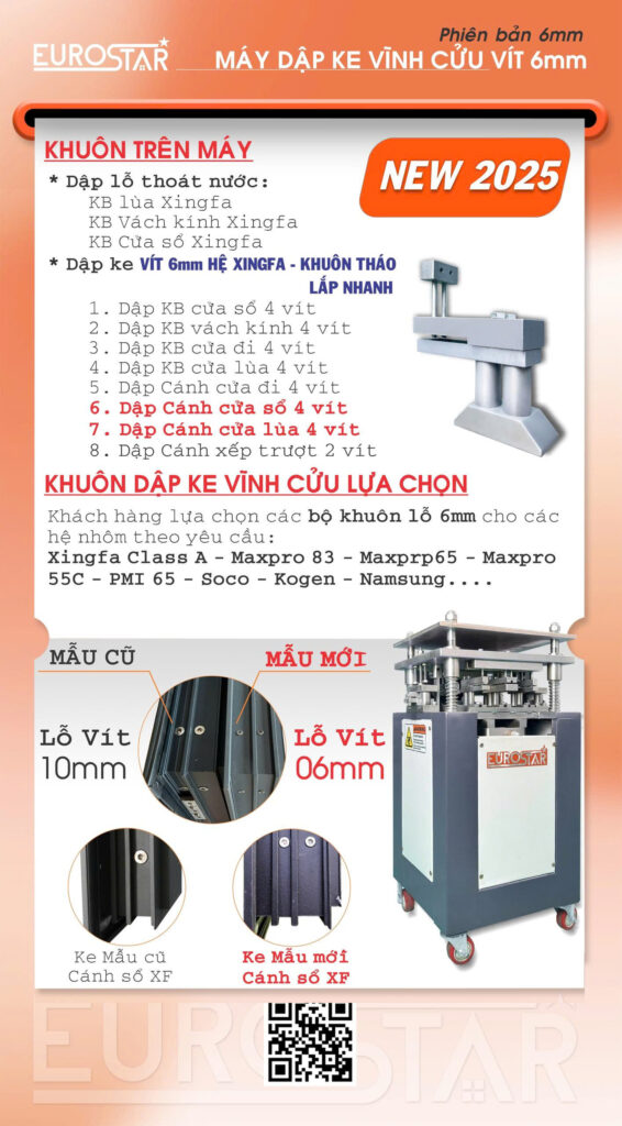 Máy dập ke vĩnh cữu 6 Plus