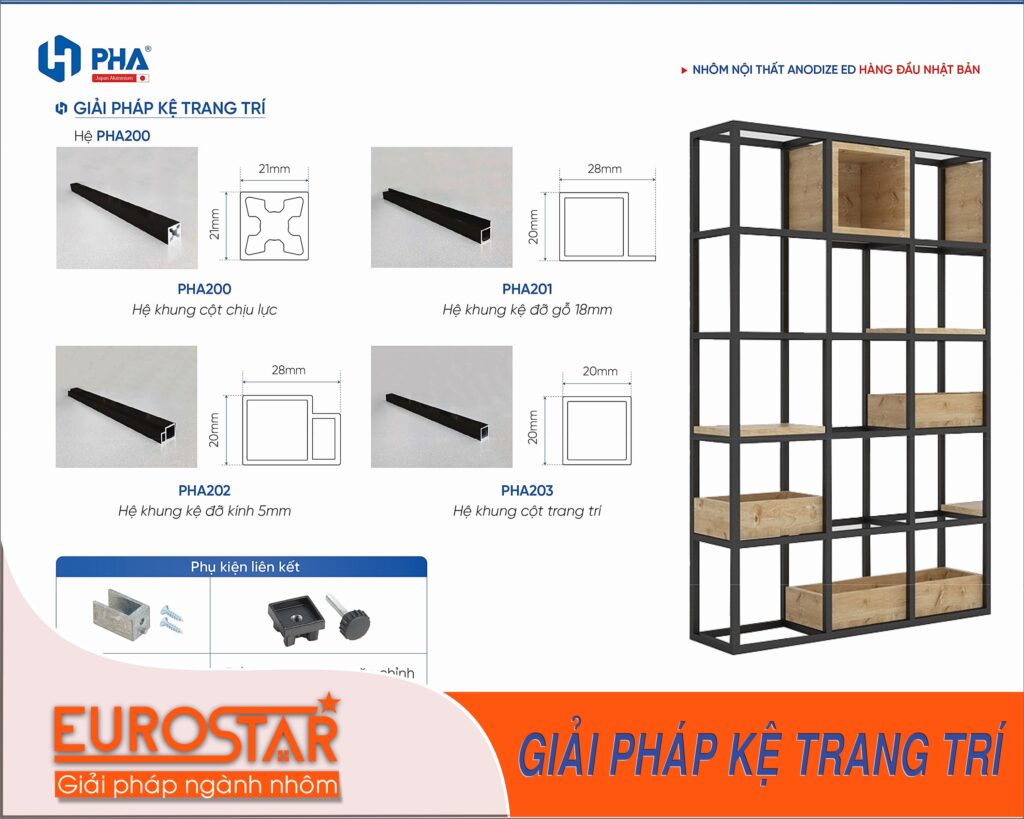 Giải pháp kệ trang trí