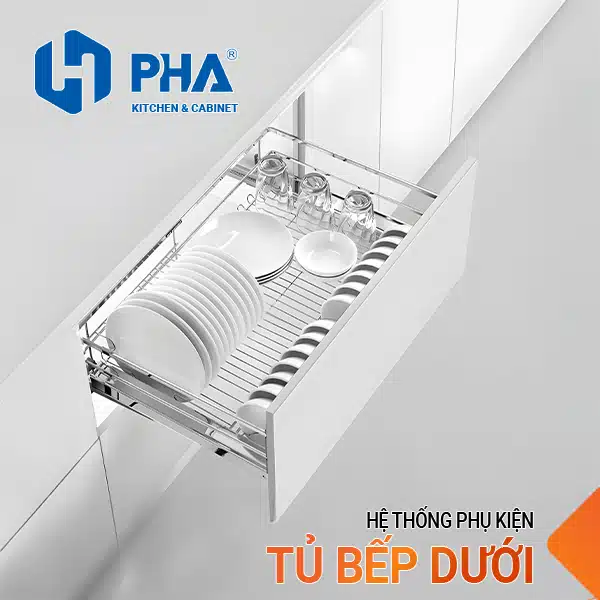 Kệ bát và Xoong nồi nan dẹt - Inox 304