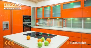 20+ Mẫu Tủ Bếp Nhôm Tấm Cánh Kính Đẹp 2025