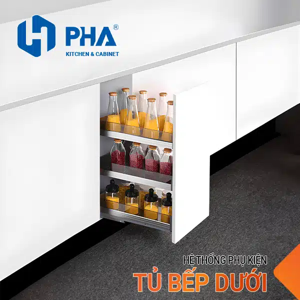 Giá gia vị 3 tầng – kính