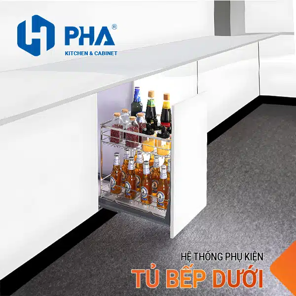 Giá gia vị đa năng nan dẹt – Inox 304