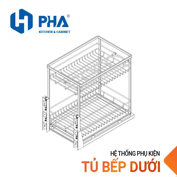 Alternative view of Giá gia vị đa năng nan dẹt – Inox 304