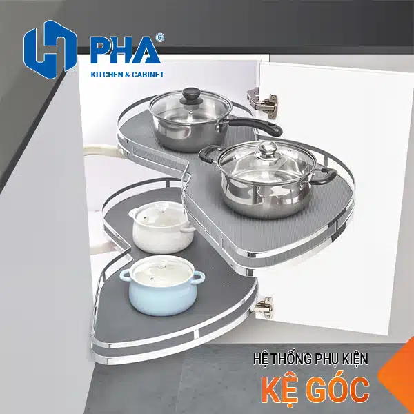 Mâm xoay góc hình lá