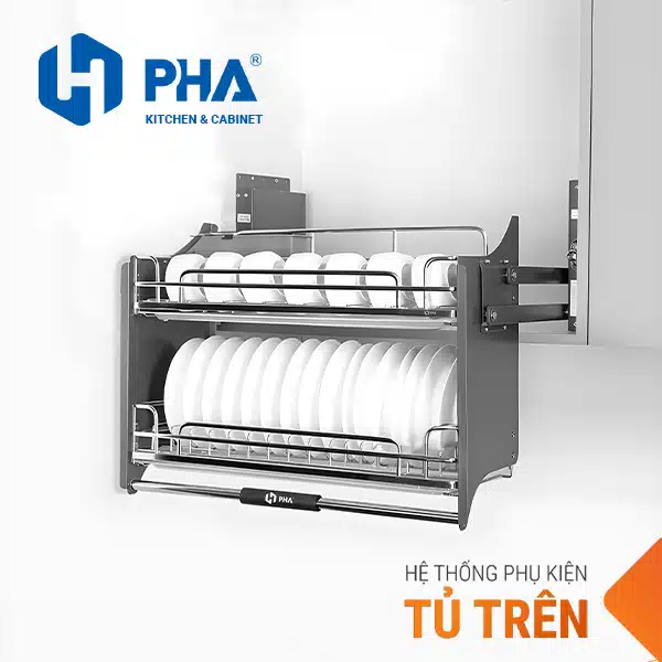 Giá bát di động nan Oval – Inox 304