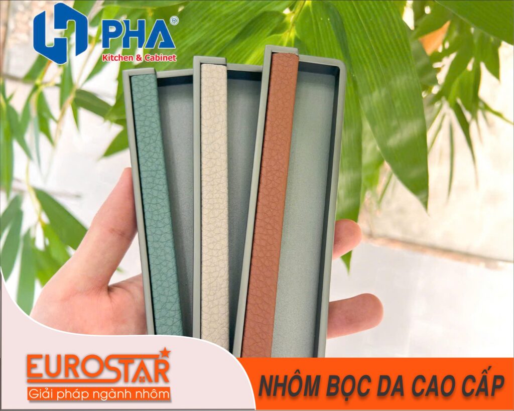 tay nắm bọc da âm