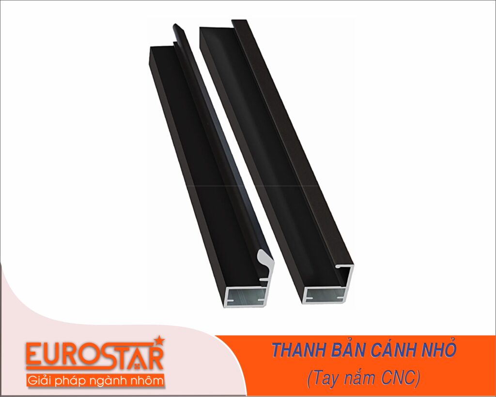 thanh cánh kính bản nhỏ tay nắm CNC