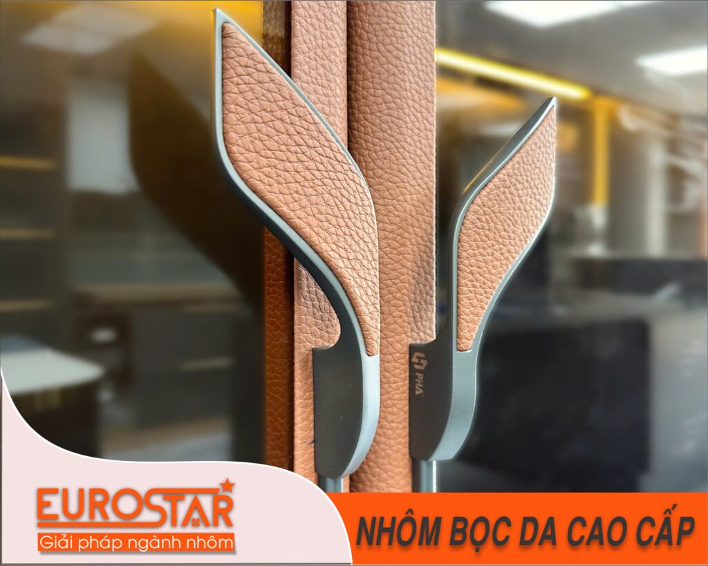 thanh nhôm nội thất bọc da