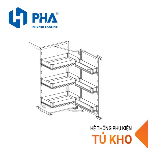 Alternative view of Tủ đồ khô Oval cánh mở (03 Tầng) - Kính