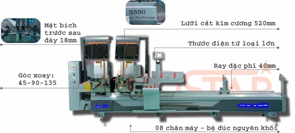 máy cắt nhôm 550 RANLING