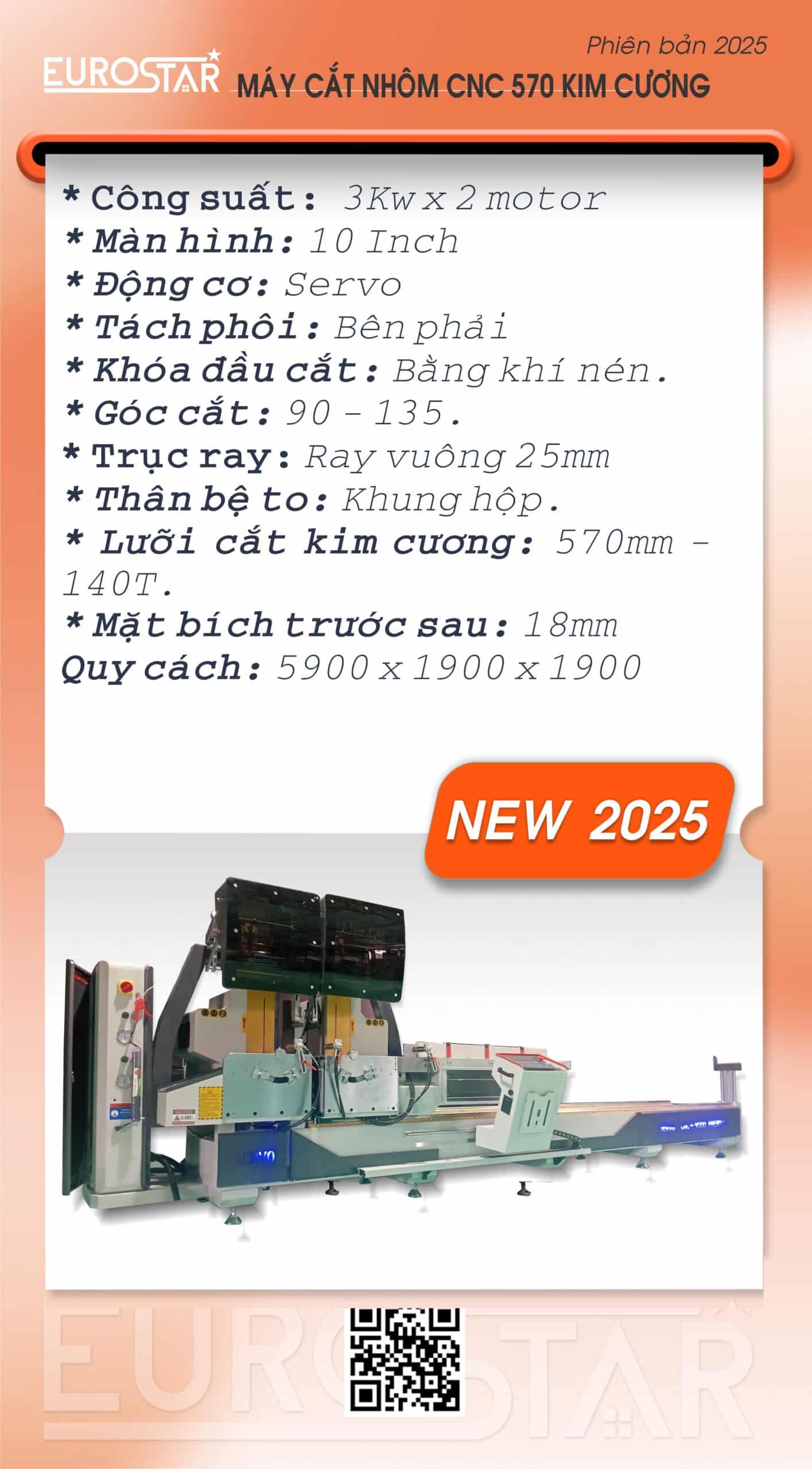 máy cắt nhôm CNC lưỡi 570