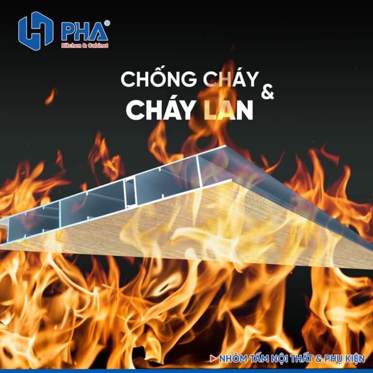 Nhôm nội thất chống cháy và cháy lan hiệu quả