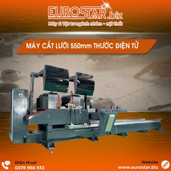 máy cắt nhôm lưỡi 550 THƯỚC ĐIỆN TỬ