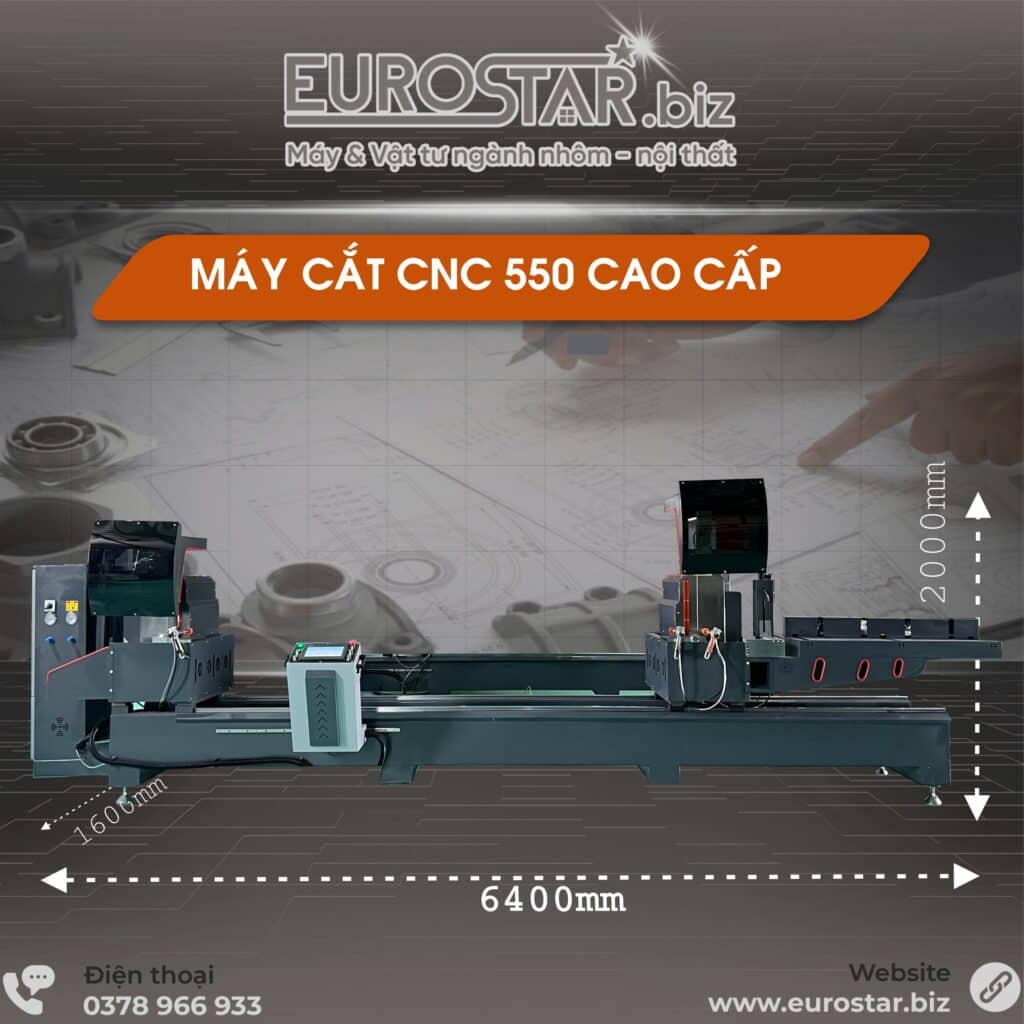 Máy cắt nhôm CNC 550