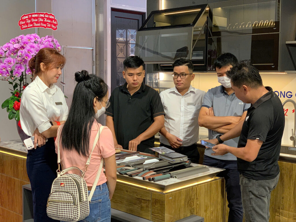 tham quan tủ mẫu nhôm PHA và các giải pháp nhôm nội thất