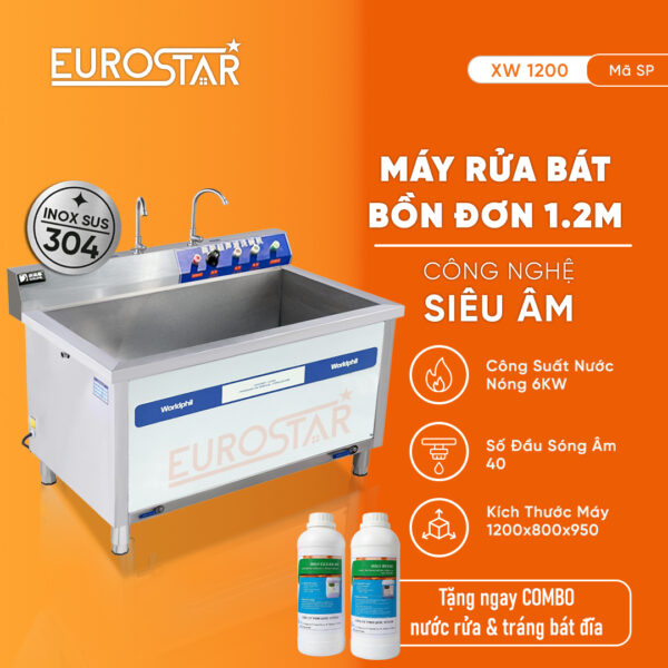 Máy rửa bát công nghiệp 1.2m WoldPhill