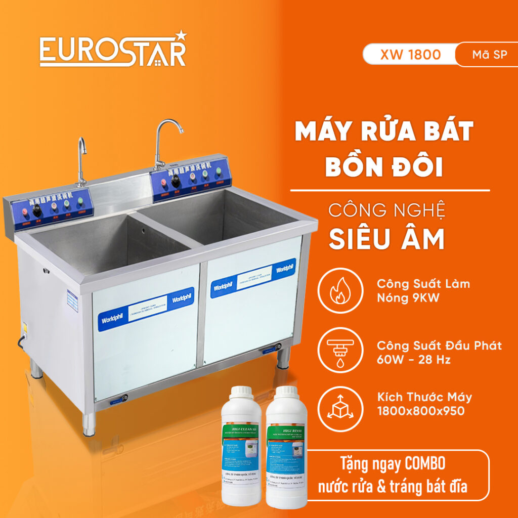 Máy rửa bát công nghiệp XW1800