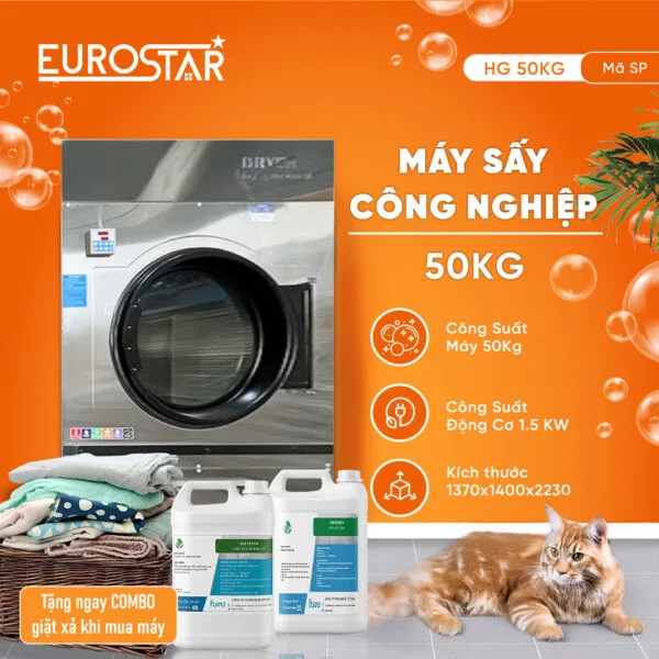 Máy sấy công nghiệp 50KG