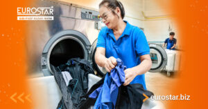 Khách sạn 50 phòng cần máy giặt bao nhiêu kg?